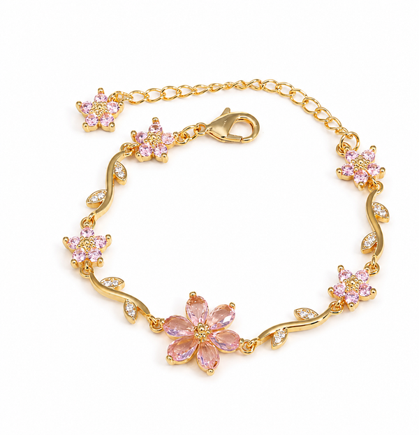Bow Flower Bracelet