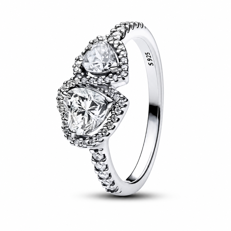Double Heart Ring