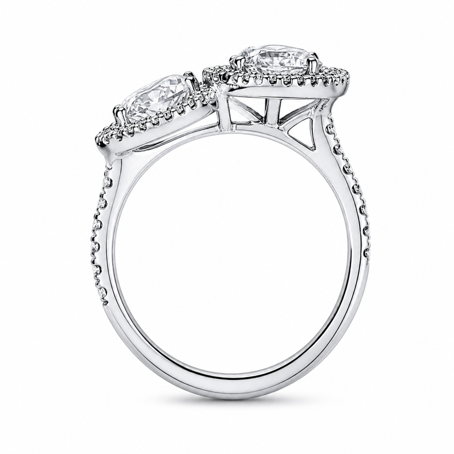 Double Heart Ring