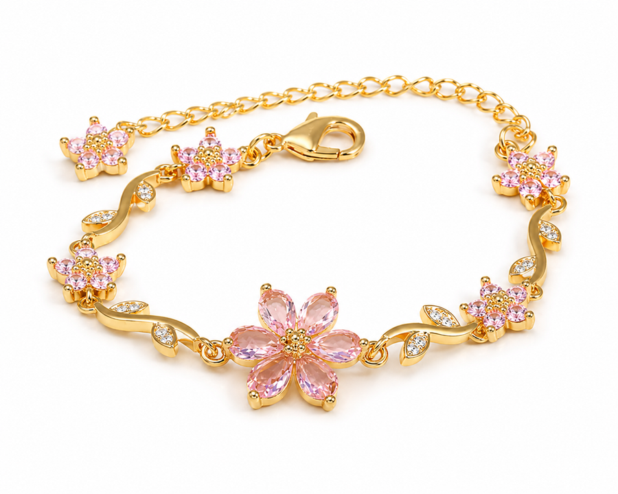 Bow Flower Bracelet